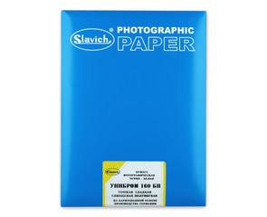 Фотобумага Славич "Унибром 160 БП" 10х15 / 25 л., тонкая, гладкая, глянцевая, полумягкая