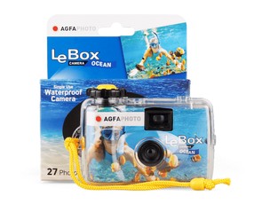 Фотоаппарат одноразовый пленочный Agfa LeBOX Ocean водонепроницаемый