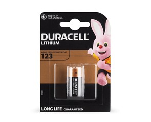 Элемент питания (батарейка) Duracell 123 (CR123, CR123A, CR17345)