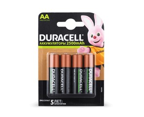 Аккумуляторы Duracell Rechargeable AA / 4 шт