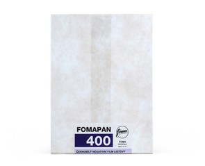Фотопленка Foma Fomapan 400 4x5", ч/б негативная, 25 листов