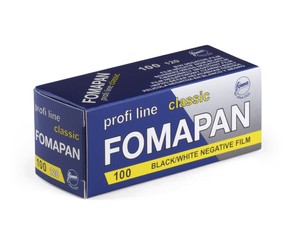 Фотопленка Foma Fomapan 100 (120) ч/б негативная