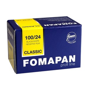 Фотопленка Foma Fomapan 100 (135/24) ч/б негативная