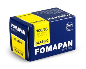 Фотопленка Foma Fomapan 100 (135/36) ч/б негативная