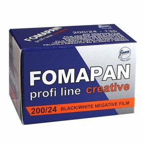 Фотопленка Foma Fomapan 200 (135/24) ч/б негативная