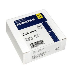 Кинопленка Foma Fomapan Cine 100 2x8mm, катушка 10 м