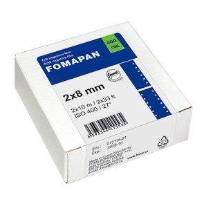Кинопленка Foma Fomapan Cine 400 2x8mm, катушка 10 м