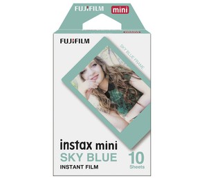 Кассета (фотопленка) Fujifilm Instax Mini 10 Sky Blue (1 картридж на 10 снимков)
