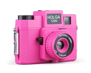 Фотоаппарат пленочный среднеформатный Holga 120N (розовый)