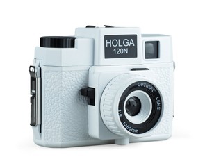 Фотоаппарат пленочный среднеформатный Holga 120N (белый)