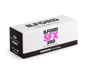 Фотопленка Ilford SFX 200-120, ч/б негативная, просрочка