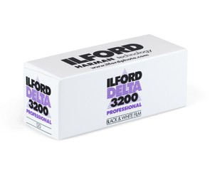 Фотопленка Ilford Delta 3200 (120) ч/б негативная (просрочка)