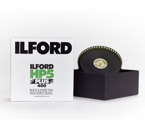 Фотопленка Ilford HP5 Plus 400 (135/17м) ч/б негативная рулонная