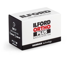 Фотопленка Ilford Ortho Plus 80 (135/36) ч/б негативная