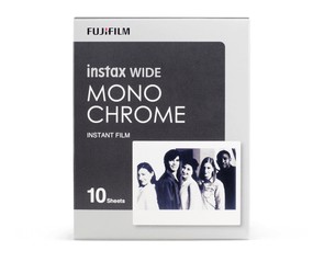 Кассета (фотопленка) Fujifilm Instax Wide 10 Monochrome (1 картридж на 10 снимков)