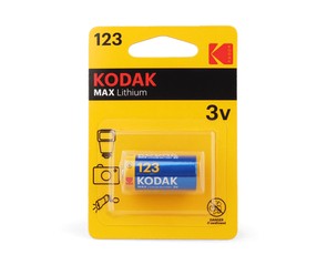 Элемент питания (батарейка) Kodak 123 (CR123A)