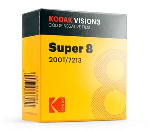 Кинопленка Kodak Vision 3 200T / 7213 Super 8, 15 м