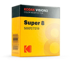Кинопленка Kodak Vision 3 500T 5219/7219 Super 8, 15 м, просроченная