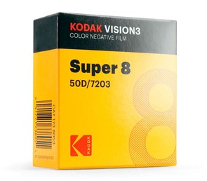 Кинопленка Kodak Vision 3 50D / 7203 AHU Super 8, 15 м (C-41)