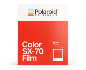 Кассета Polaroid Originals Color c белой рамкой для Polaroid SX70