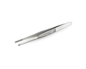 Пинцет прямой металлический 150 мм 