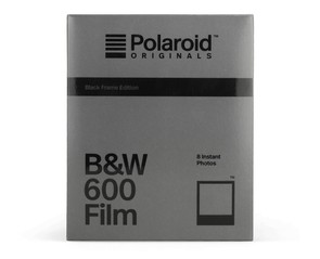 Кассета Polaroid Originals B&W черно-белая c черной рамкой для Polaroid 600 серий