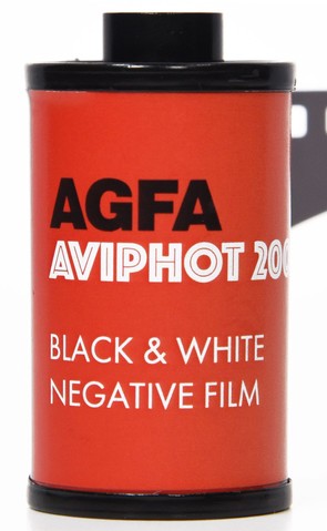 Фотопленка SFL Agfa Aviphot Pan 200 (135/24) ч/б негативная в кассете