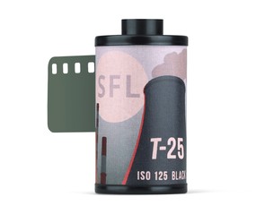 Фотопленка SFL T-25 (135/12) ч/б негативная в кассете