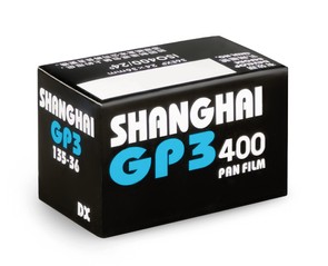Фотопленка Shanghai GP3 400 135/36, ч/б негативная (просрочка)