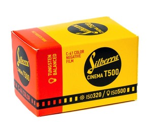 Фотопленка Silberra Cinema T500 C-41 ISO 320, 135/36, цветная негативная