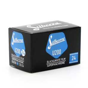 Фотопленка Silberra U200 (135/24) ч/б негативная в кассете