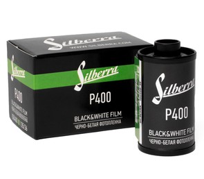 Фотопленка Silberra P400 (135/36) ч/б негативная в кассете