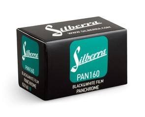 Фотопленка Silberra PAN 160 (135/24) ч/б негативная в кассете