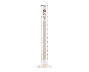 Цилиндр мерный (мензурка) стеклянный на 100 мл с носиком